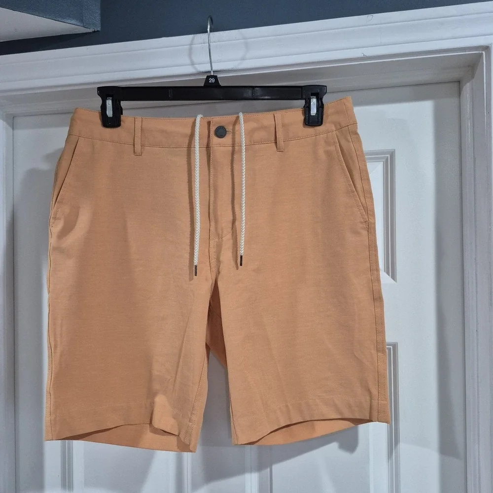 Faherty Shorts Mens 33 Orange All Day 9